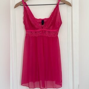 Rachel Roy Babydoll Lingerie Top | pink |